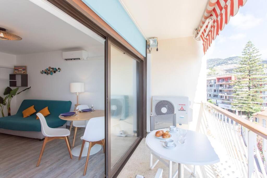 La Perle 2 P Terrasse Vue Mer 1Min Plage Clim Roquebrune-Cap-Martin Exterior photo