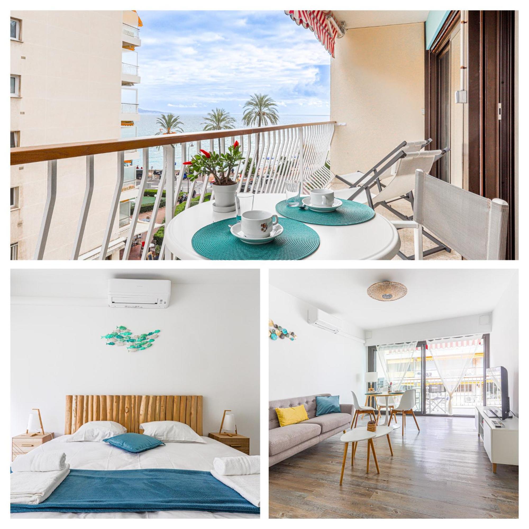 La Perle 2 P Terrasse Vue Mer 1Min Plage Clim Roquebrune-Cap-Martin Exterior photo